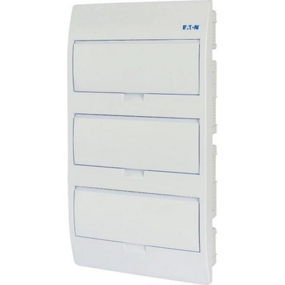 Eaton Пластмасово табло за вграден монтаж eaton bc-u-3/36 tw eco ip40, 284643 - 3 реда, 36 модула, ip40 (284643)