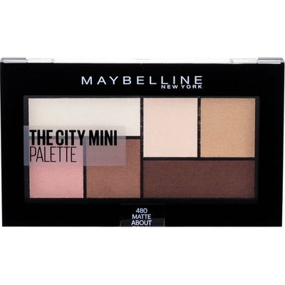 Maybelline paletka očných tieňov The City Mini Palette 480 Matte About Town 6 g