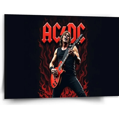 Sablio Obraz ACDC Gitarista - 150x110 cm