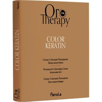 Fanola Oro Therapy Color Chart vzorkovník k farbám Oro Therapy