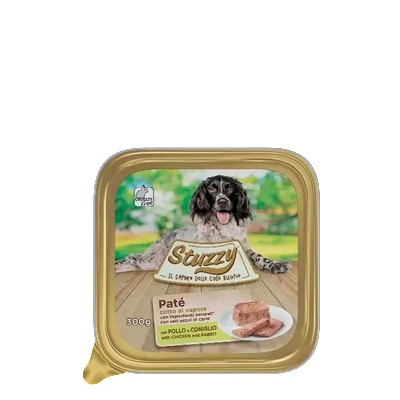 Stuzzy CLASSIC PATE WITH CHICKEN AND RABBIT пастет за куче с пиле и заек 300gr