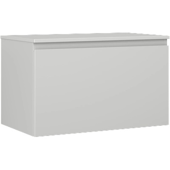 Mexen Orio шкаф за баня под умивалник 80 см с плот, 1 чекмедже, сив мат - 91A10-08047-1-BFC62 (91A10-08047-1-BFC62)