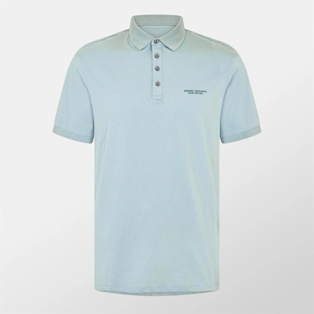 Armani Exchange Блуза с яка Armani Exchange Jersey Cotton Polo Shirt - Blue U9212