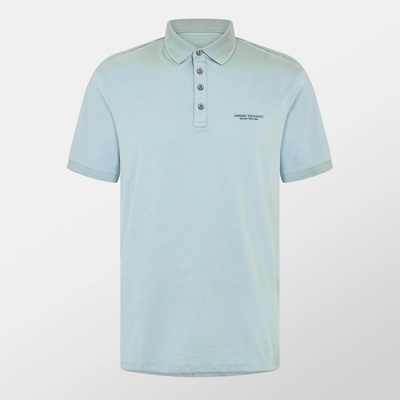 Armani Exchange Блуза с яка Armani Exchange Jersey Cotton Polo Shirt - Blue U9212
