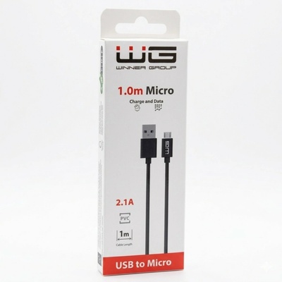 Winner WINKABN6500 dátový Micro USB, 1m, černý