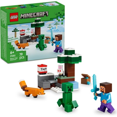 LEGO® Minecraft 21583 Steve a dobrodružstvo v tajge