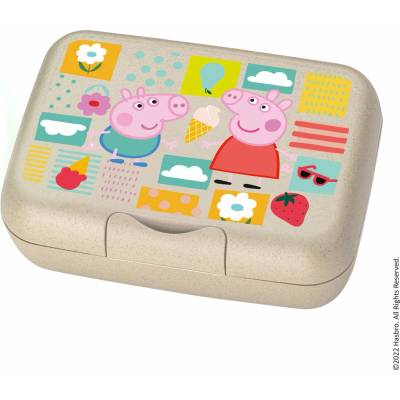 Koziol CANDY L detský obedár s prepážkou Peppa Pig béžová