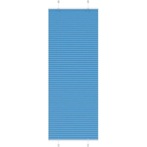 vidaXL Плисирана щора, синя, 70x200 см, ширина на плата 69, 4 см, полиестер (4015205)