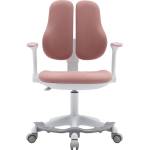 RFG Детски стол RFG Ergo Cute White, текстил, до 100 kg, розов