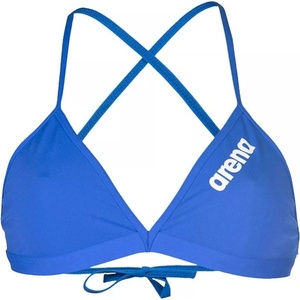 arena solid tie back top royal/white 34