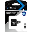 Pretec microSDXC 128GB UHS-I + adapter PC10MXC128G