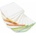 BabyJem Комплект от 10 памучни кърпи BabyJem - White, 28 х 28 cm (25)