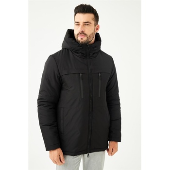 Goccix Мъжко водонепромокаемо и ветроустойчиво яке с качулка rgpa-200 - Черно #408932 (408932_Черно)