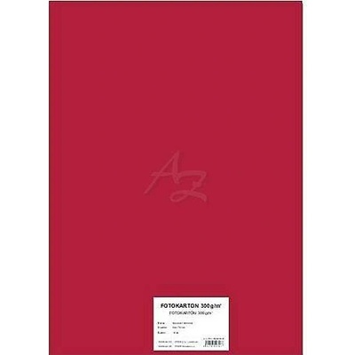 STEPA Barevný karton EXTRA 300g 50x70cm - červený 10listů