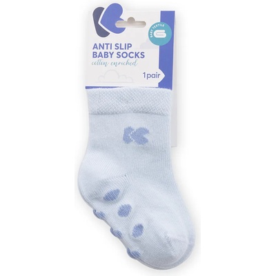 Kikkaboo Бебешки чорапи против подхлъзване Kikkaboo - 6-12 m, Light Blue (31110010124)