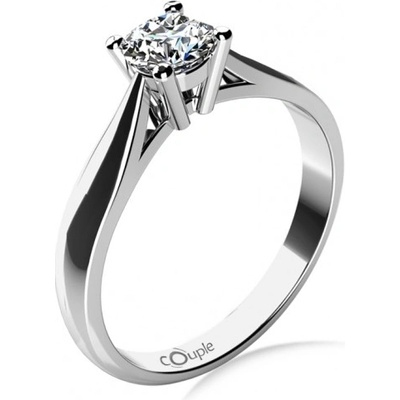 Couple prsten Rose bílé zlato a velký zirkon 6864015 0 1