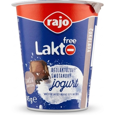 Rajo Lakto Free Smotanový jogurt čokoláda 145 g