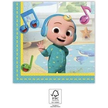 Procos Papierové obrúsky cocomelon 33x33cm 20ks