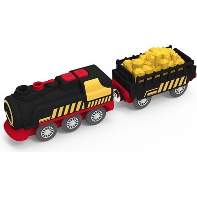 2Kids Toys Parní vlak na baterie s funkcí páry