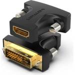 Vention AILB0 DVI (24+1) M към HDMI F адаптер, позлатени конектори, 1080P@60Hz (AILB0)