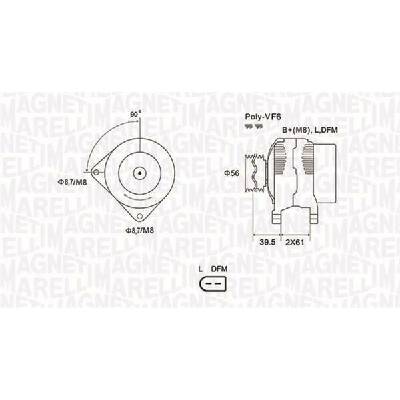 Generátor MAGNETI MARELLI 063731912010