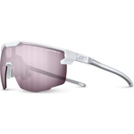 Julbo Очила за колоездене Julbo Ultimate Spectron HD S3 Cycling glasses - White / Light Grey / Vermilion / Silver Flash (205-7296-0211)