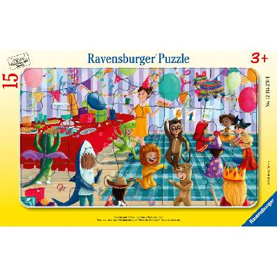 Ravensburger Пъзел с рамка Ravensburger от 15 части - Костюмено парти (12004250)