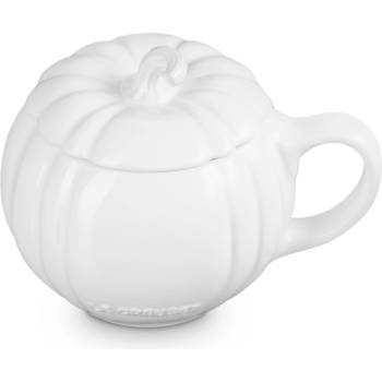 Le Creuset чаша за кафе/чай, мотив тиква, 400 мл, бяла (80313400100003)