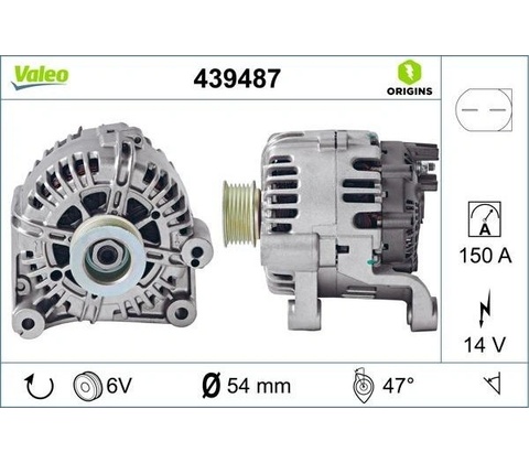 generátor VALEO 439487