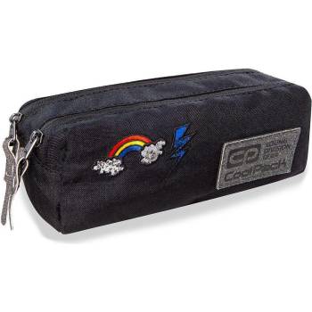 COOLPACK Ученически несесер Coolpack - Edge Sparkling Badges Black (B69084)