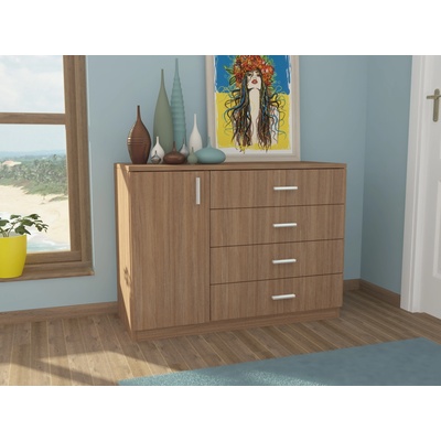 DST Скрин Como 4-dst, дъб амбер