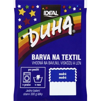 Ideal Duha modrá barva na textil na bavlnu viskozu a len na 300 g látky 15 g