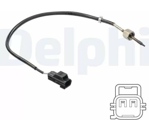 DELPHI Čidlo teploty výfukových plynů DF TS30189