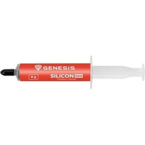 Genesis Silicon 900 8g - термопроводима паста 12.8 W/mK, сив цвят, аксесоари в комплекта (NTG-2330)