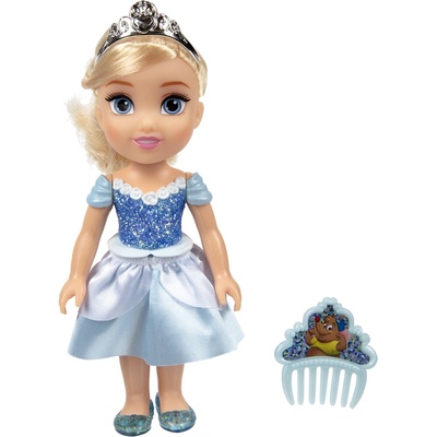 Disney Princess Panenka s hřebenem 15 cm modrá