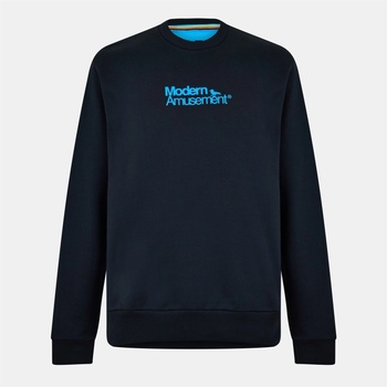 Modern Amusement Блуза Modern Amusement Men's Muscle Crew Sweatshirt - Black