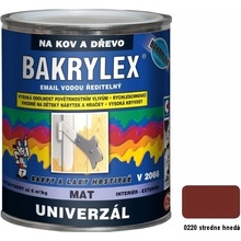 Bakrylex Universal Mat 0,7 kg stredne hnedá