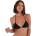 Hurley Tri Solid Reversible bikini top - Black (Black)