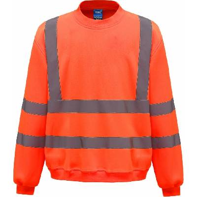 Yoko reflexní mikina HVJ510 Fluorescent orange