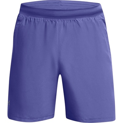 Under Armour Мъжки къси панталони Under Armour UA Launch Mens 7in Shorts - Purple