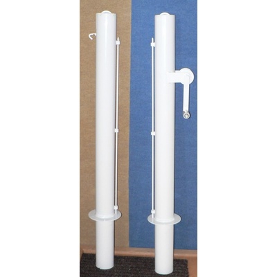 tenisové sloupky DOR-SPORT - vnitřní, bílé, 102 mm – Zboží Dáma tenisové sloupky DOR-SPORT - vnitřní, bílé, 102 mm – Zboží Dáma