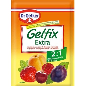 Dr. Oetker Gelfix Extra zmes na prípravu ovocných džemov a marmelád 2: 1 25 g