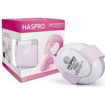 Haspro Hearing Protection BABY 0m+, růžová