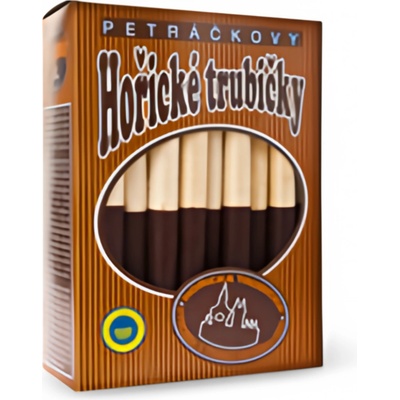Petráčkovy Hořické trubičky plněné polomáčené kakaové s ořechy 20x40 g – Zboží Dáma