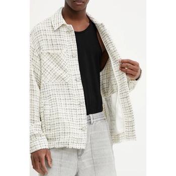 IRO Яке тип риза iro в бежово преходен модел с уголемена кройка mp100elliott (mp100elliott)