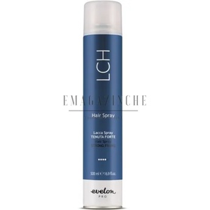 Evelon Pro Italy Parisienne Italia Лак за коса със силна фиксация 500 мл. Evelon Pro LCH Hair Spray Strong Fixing (131547)