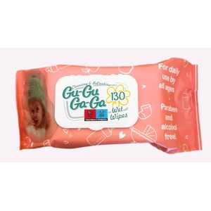 GUGU-GAGA Бебебшки Мокри кърпи gugu-*gaga 130бр (2502--2)