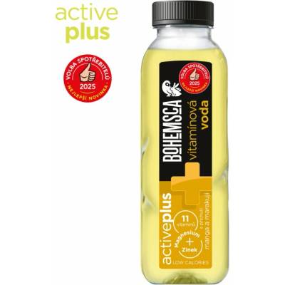 Bohemsca Active plus vitamin water mango a marakuja 390 ml