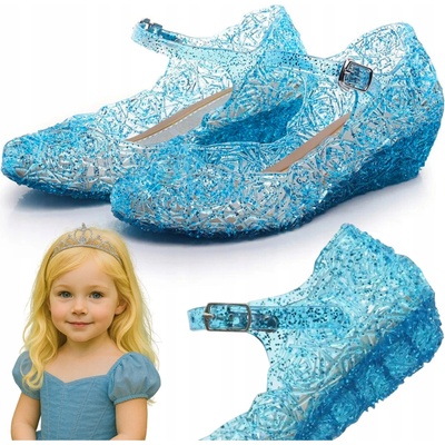 Topánky ľadové baletky sandále papuče princezné oblečenie Elza