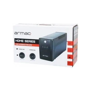 ARMAC UPS Home Line-Interactive H/650E/LED/V2 650VA 2x 230V EN USB-B LED